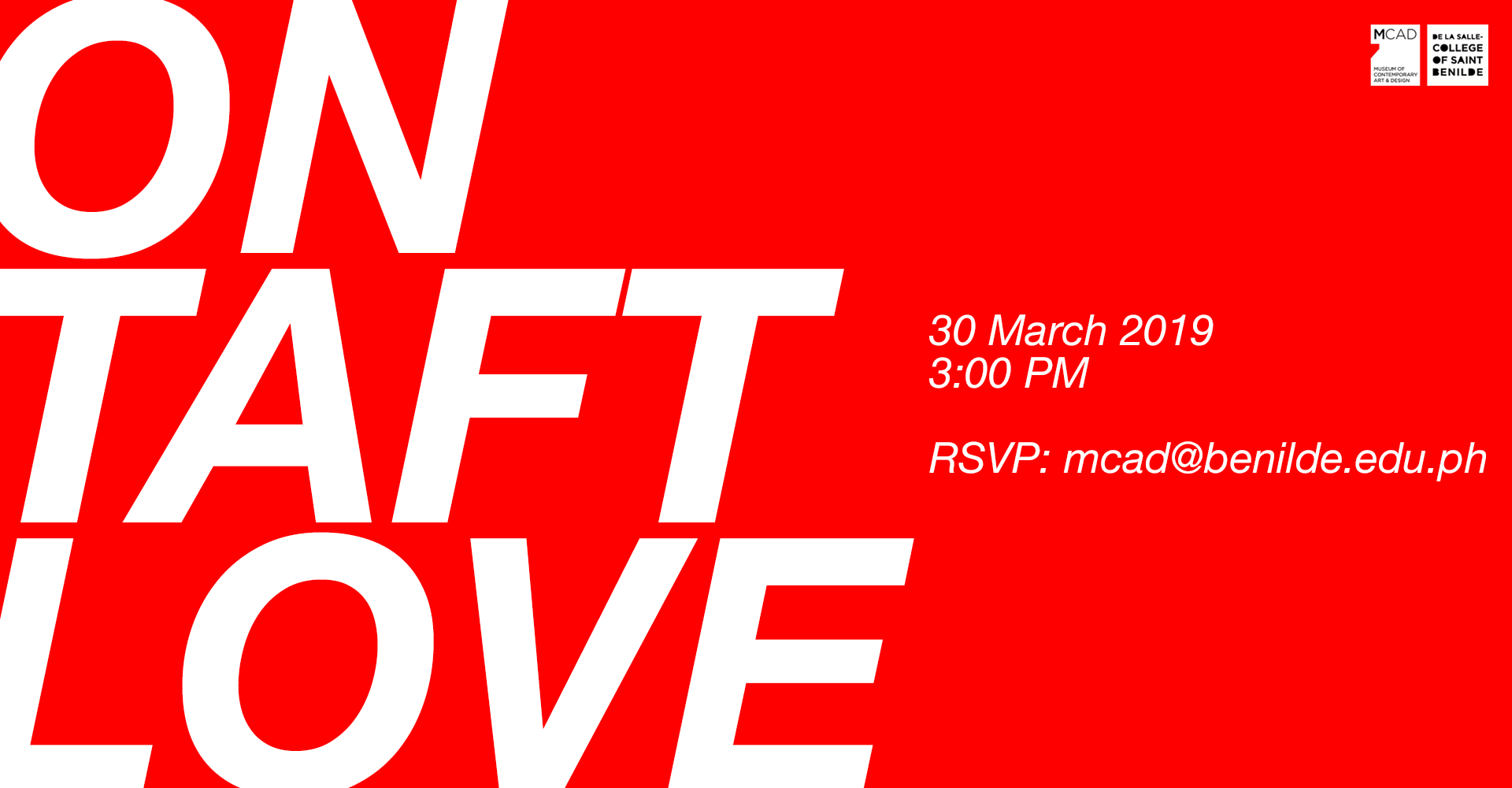 FB - EVENT HEADER ON TAFT LOVE